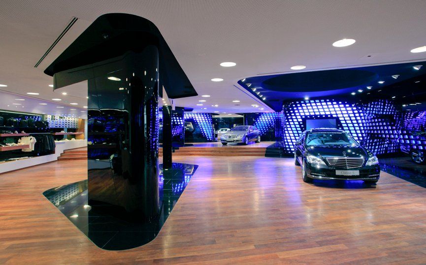 Showroom Merdeces, Paríž – iluminácia interiéru - Obrázok 4
